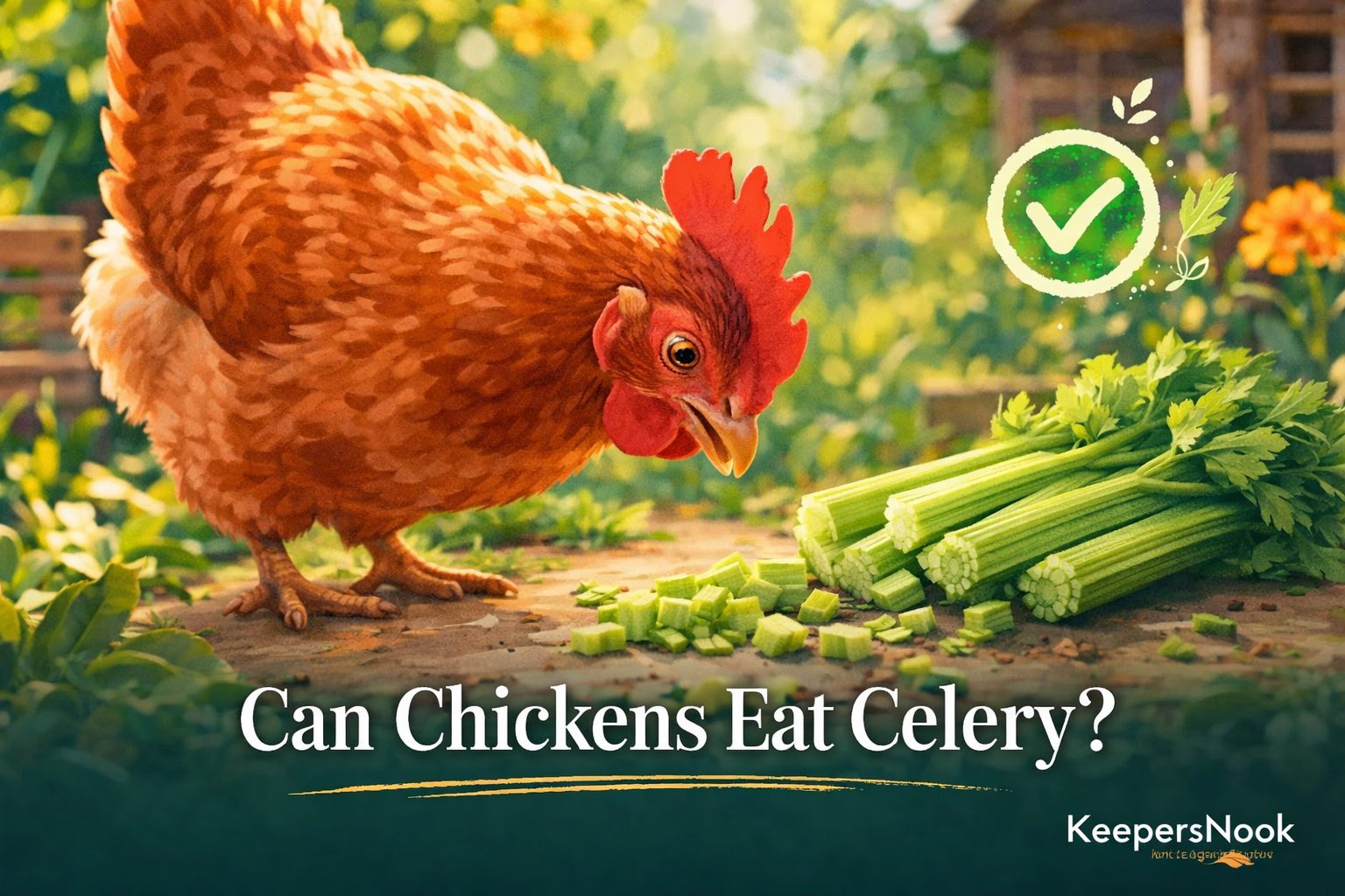Can Chickens Eat Celery? Stalks, Leaves, and Choking Risks