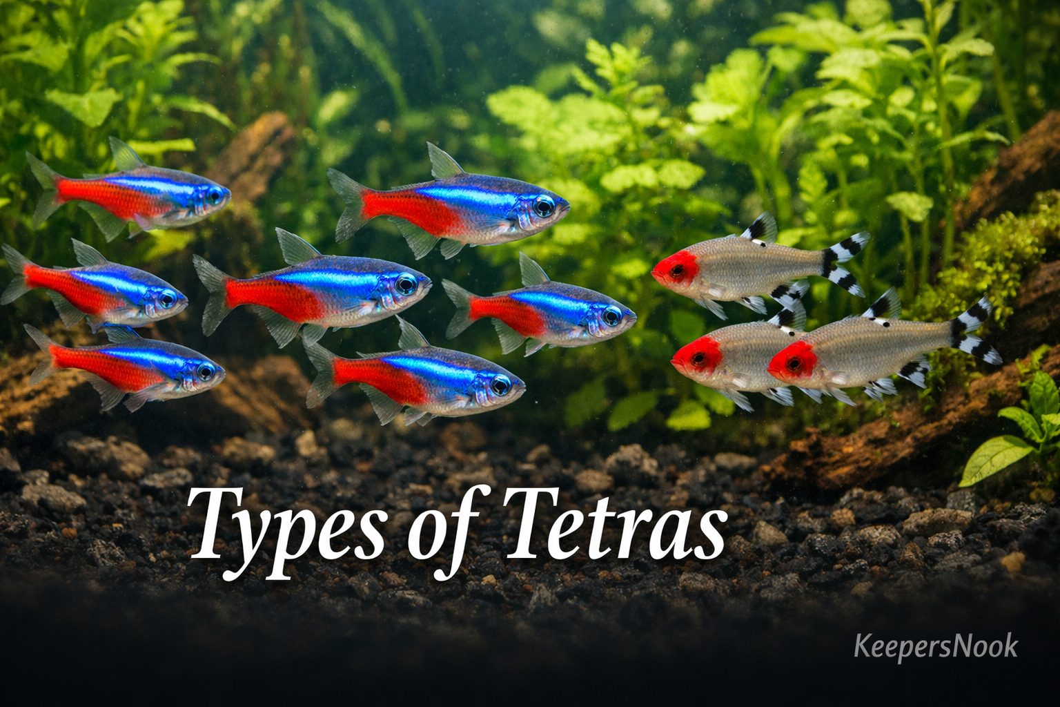 Types of Tetras: 10 Species Ranked for Community Tanks