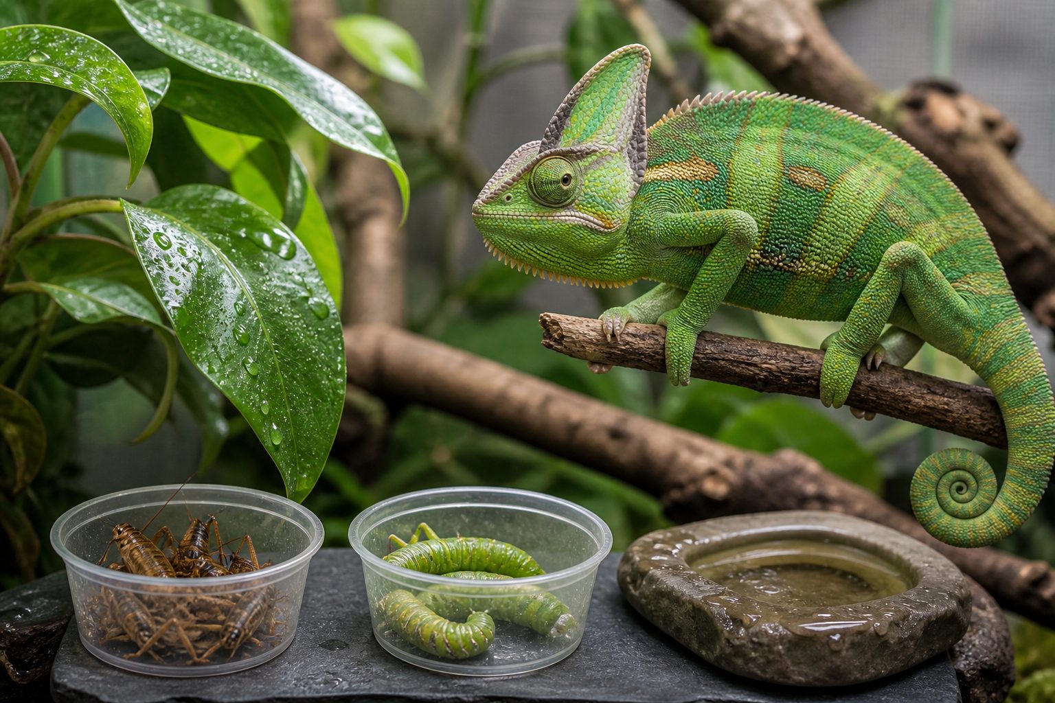 What Can Chameleons Eat? Safe Feeders and Toxic Foods